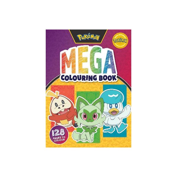 Pokemon: Mega Colouring Book (Featuring Paldea Region) by Scholastic ...