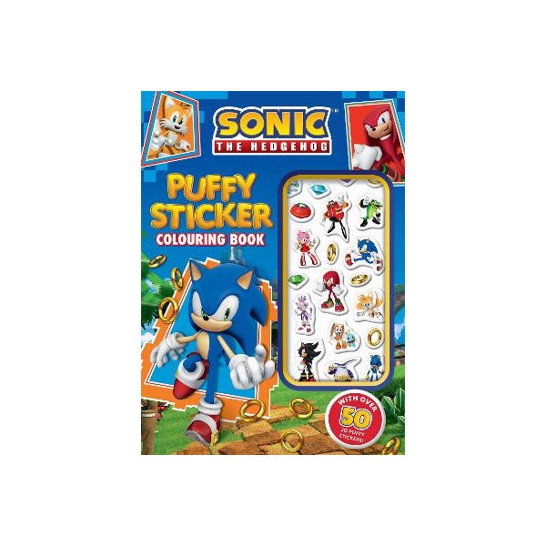 Sonic the Hedgehog: Puffy Sticker Colouring Book (Sega) by Scholastic ...