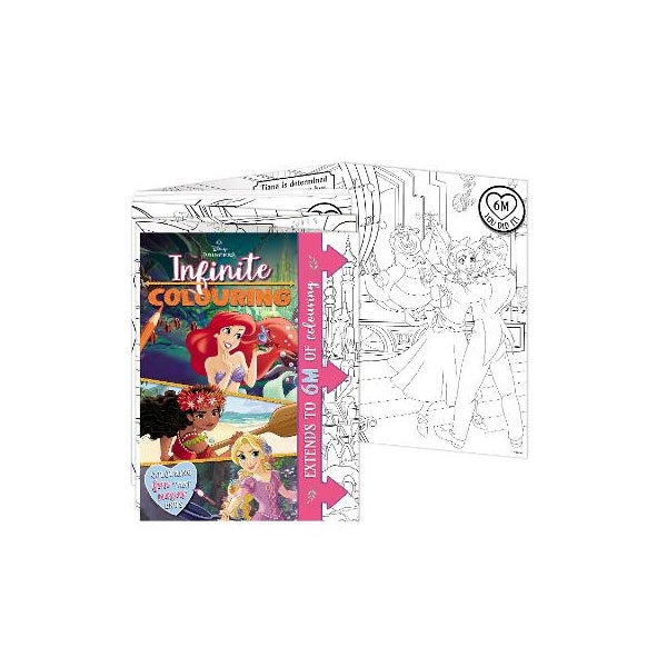 Disney Princess: Infinite Colouring Book by Disney | Paper Plus