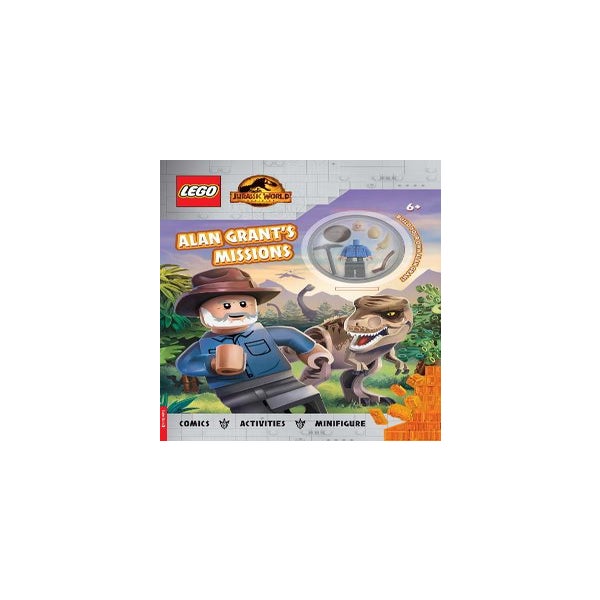 LEGO® Jurassic World™: Alan Grant’s Missions: Activity Book with Alan Grant minifigure -
