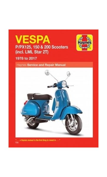 Vespa P/PX125, 150 200 Scooters LML Star 2T) (78-17) by