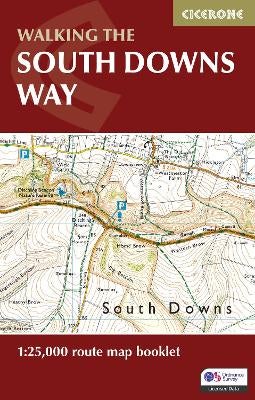 The South Downs Way Map Booklet by Kev Reynolds | Paper Plus