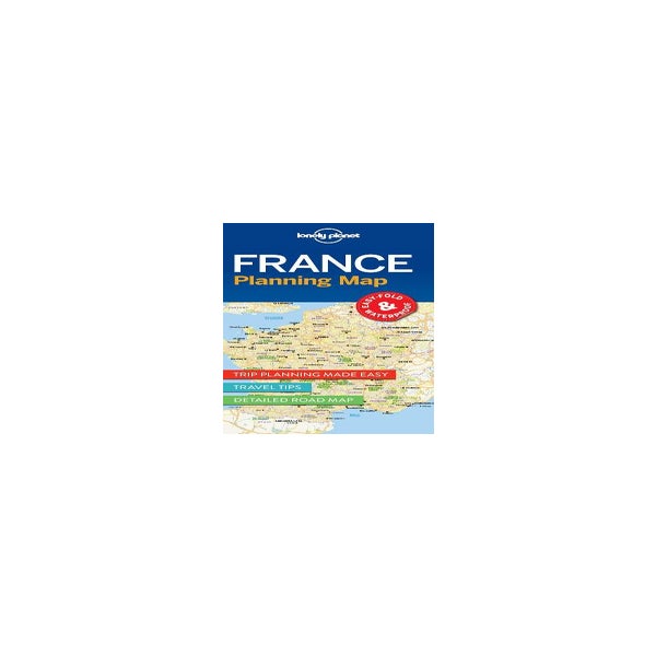 Lonely Planet France Planning Map -