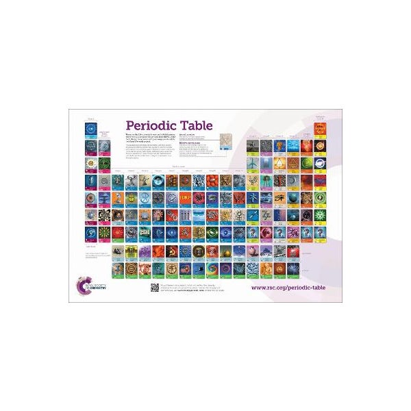 RSC Periodic Table Wallchart, 2A0 by Murray Robertson | Paper Plus