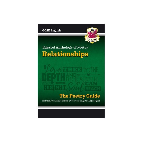 New GCSE English Edexcel Poetry Guide - Relationships Anthology inc. Online Edition, Audio & Quizzes -