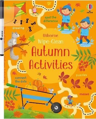 Wipe-Clean Autumn Activities by Kirsteen Robson | Paper Plus