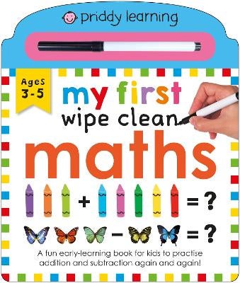 My First Wipe Clean Maths by Roger Priddy | Paper Plus