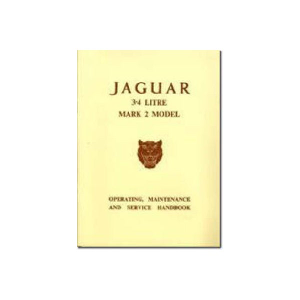 Jaguar 3.4 Mk.2 Handbook -