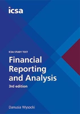 CSQS Financial Reporting and Analysis, 3rd edition by Danusia Wysocki