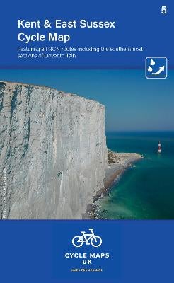 Kent Cycle Map featuring The High Weald and Kent Downs by Cycle Maps UK ...