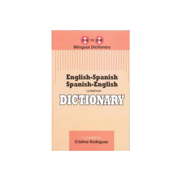 English-Spanish & Spanish-English One-to-One Dictionary -