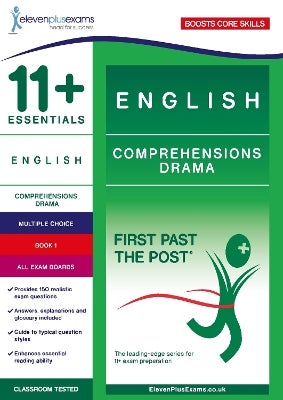 11+ Essentials English Comprehensions: Drama Comprehensions Book 1 by ...