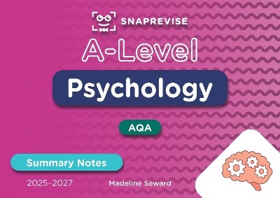 SnapRevise A-Level Psychology Summary Notes by | Paper Plus