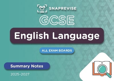 SnapRevise GCSE English Language Summary Notes by | Paper Plus