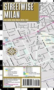 Streetwise Milan Map Laminated City Center Street Map Of Milan Italy By Michelin Paper Plus