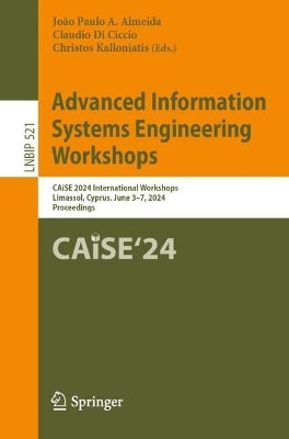 Advanced Information Systems Engineering Workshops by | Paper Plus