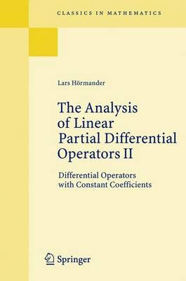 The Analysis of Linear Partial Differential Operators II by Lars ...