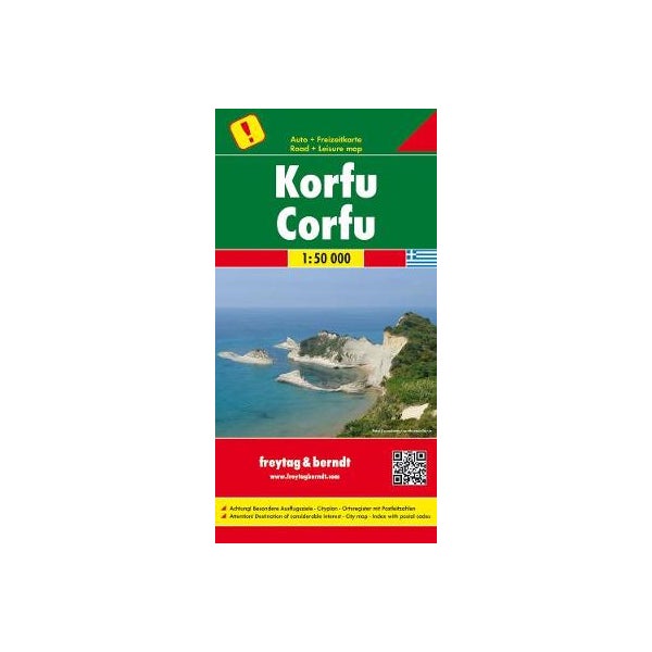 Corfu, Special Places of Excursion Road Map 1:50 000 -
