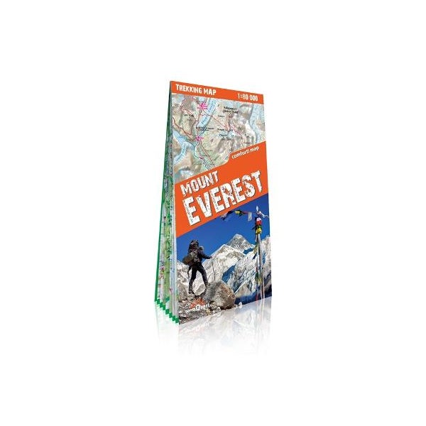 terraQuest Trekking Map Mount Everest -