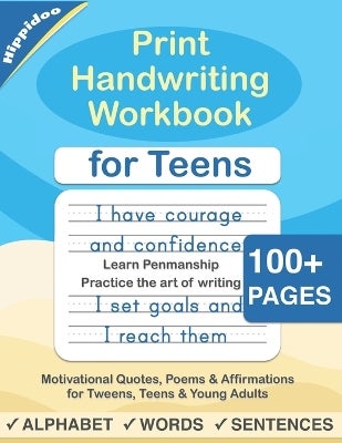 Print Handwriting Workbook for Teens by Hippidoo, Sujatha Lalgudi ...