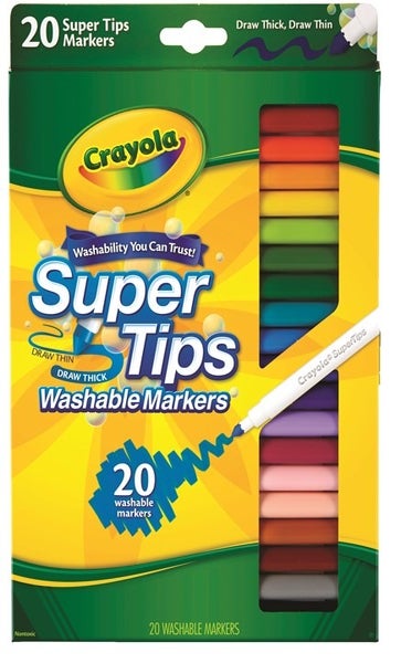 Crayola super tips – Scrap and lettering