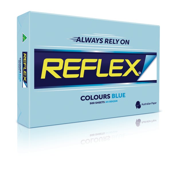 Reflex Copy Paper Tints A4 80gsm Ream of 500 Sheets - Blue
 -