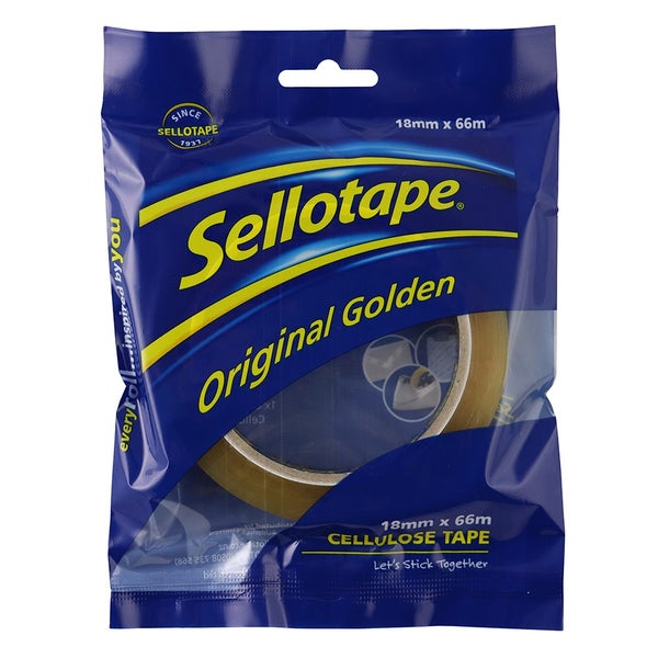 Sellotape Tape Cellulose 18mmx66m -