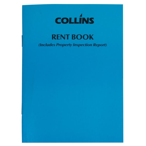Collins Rent Book 105x148mm 12 Pages | Paper Plus