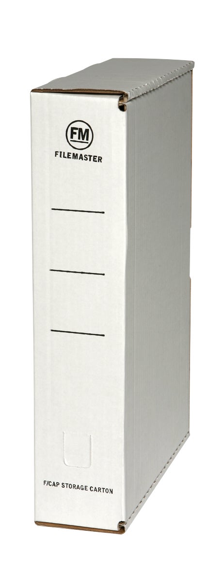 Filemaster Foolscap Storage Carton White | Paper Plus