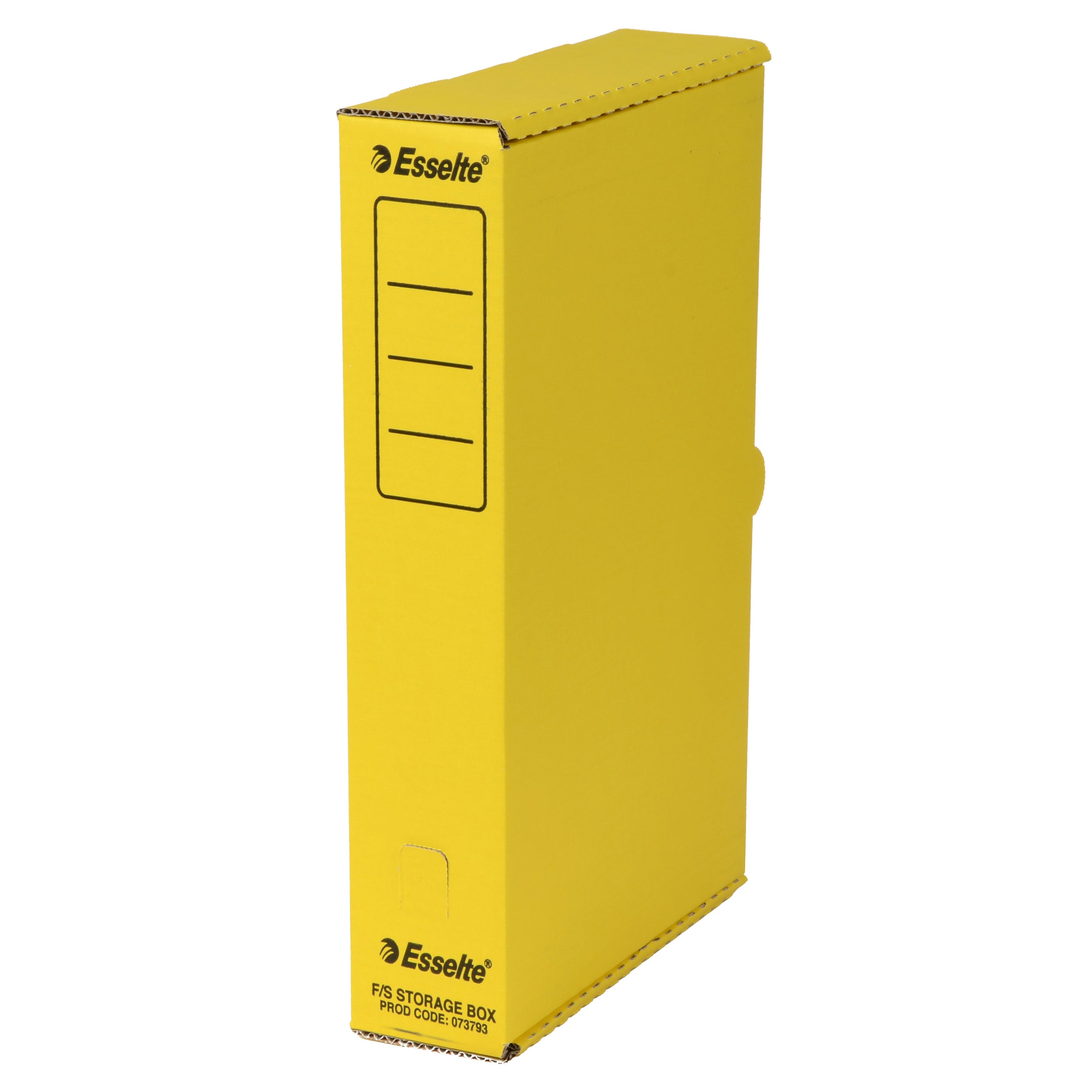 Esselte Storage Box Foolscap Yellow | Paper Plus