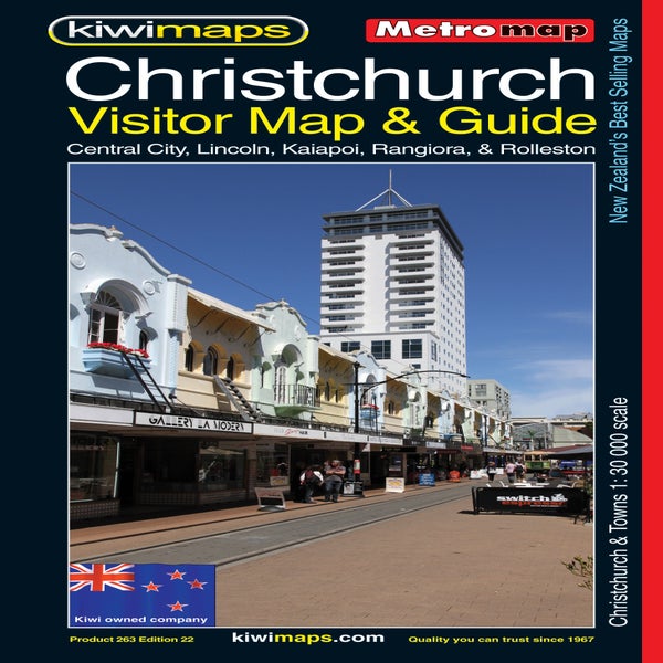 Metromap Christchurch Visitor Map & Guide -