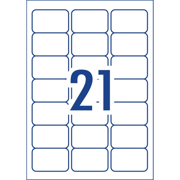 Avery Label L7160 Address Labels 20 Sheets | Paper Plus