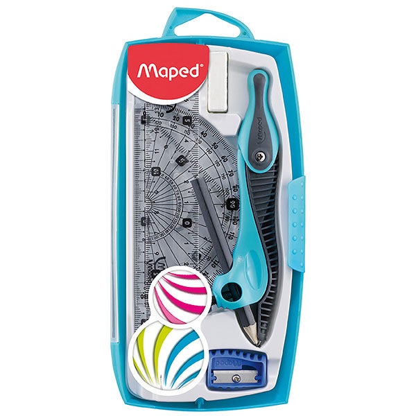 Maped Math Set Graphic 8 Piece | Paper Plus