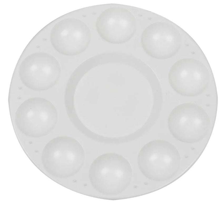 Jasart Round Plastic Painting Palette Paper Plus