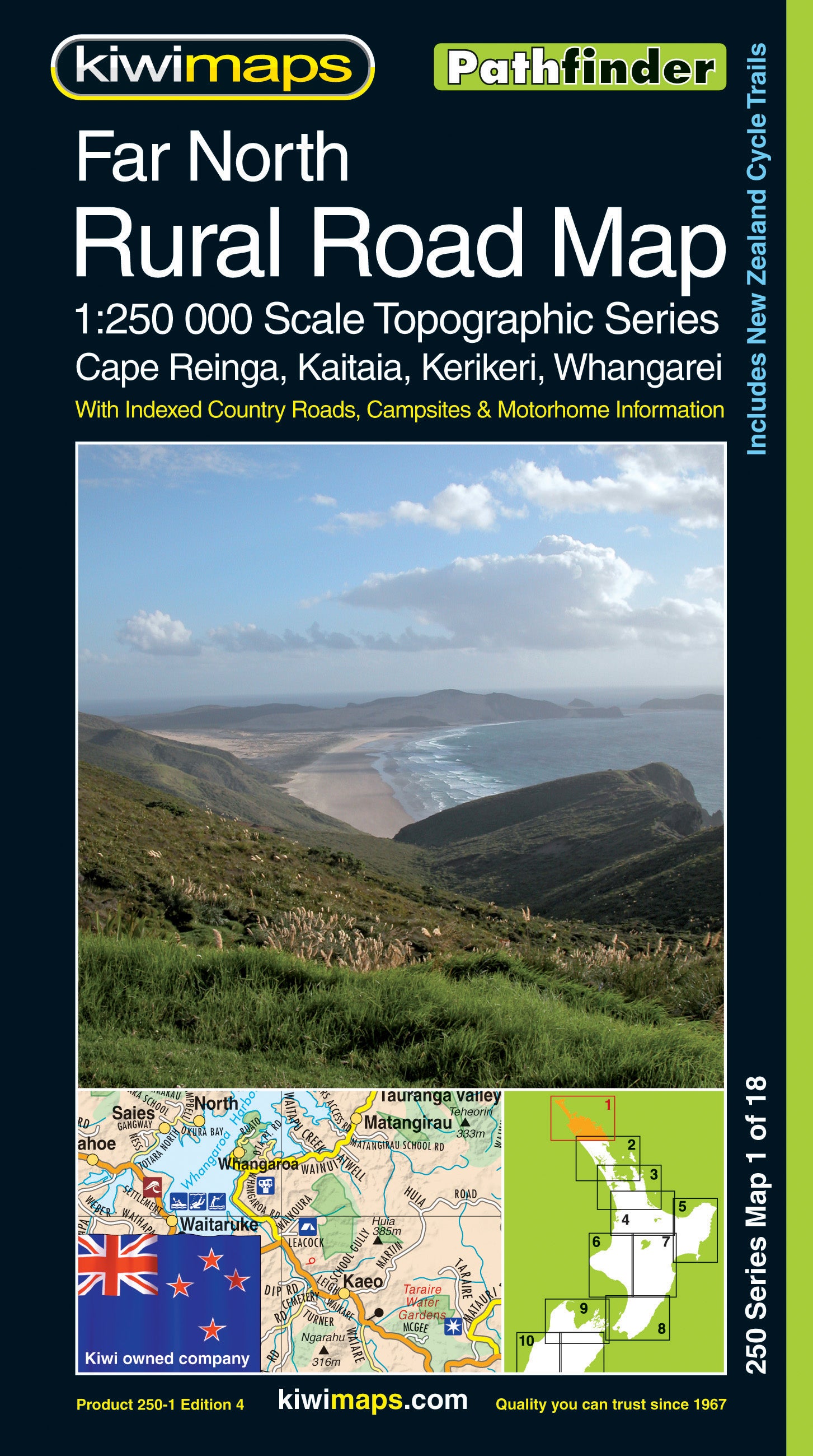 Rural Road Maps Far North by Kiwimaps | Paper Plus