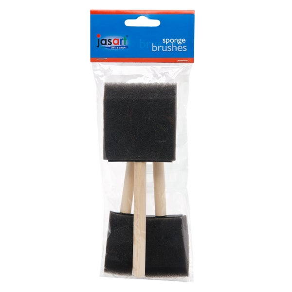 Jasart Sponge Brushes 3 Pack -