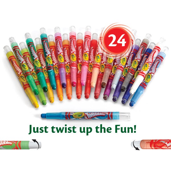 Crayola Mini Crayones Twistable 24 En Una Caja Paquete De 4 96 Crayones En Total Crayola Crayola Crayola Mini Crayones Twistable 24 En Una Caja Paquete De 4 96 Crayones En Total Crayola Crayola