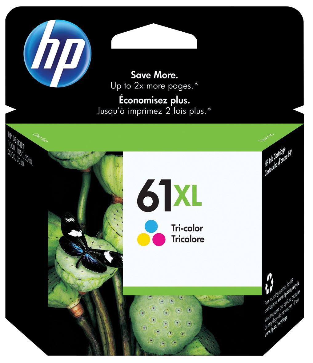 HP Ink Cartridge CH564WA 61XL Tri 