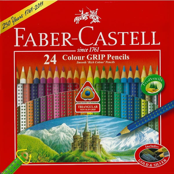 Faber-Castell Triangular EcoPencils - 24 Colors For All