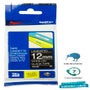 Brother P-Touch Tape TZE335 12mm White on Black -