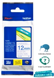 Brother P-Touch Tape TZE235 12mm Blue on White 8m