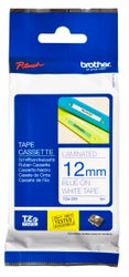 Brother P-Touch Tape TZE235 12mm Blue on White 8m