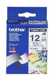 Brother P-Touch Tape TZEFA3 12mm Blue on White