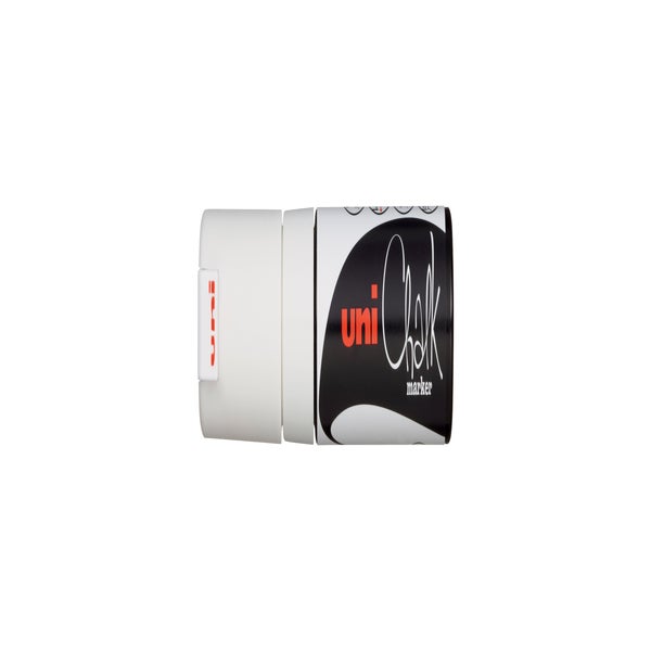 Uni Chalk Marker 8.0mm Chisel Tip White PWE-8K -