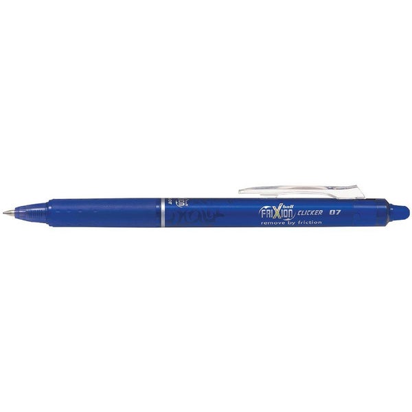 Pilot Frixion Clicker Erasable Fine Pen Blue Paper Plus
