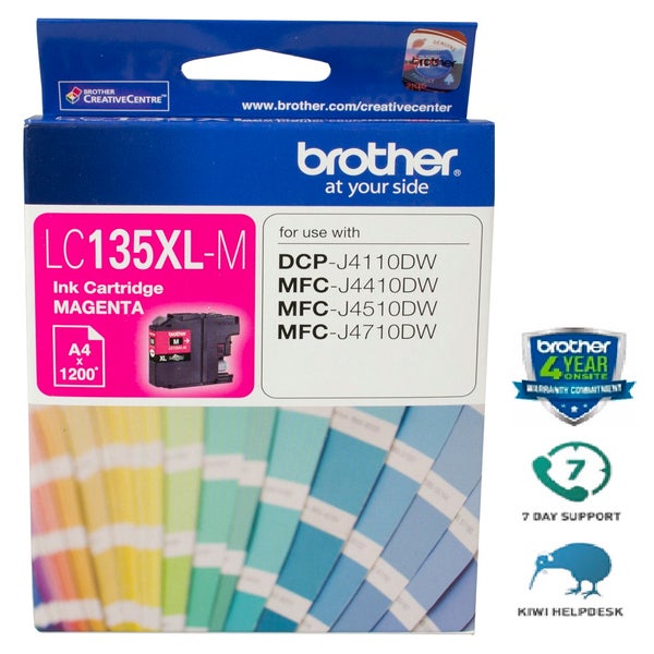 Brother Ink Cartridge LC135XLM Magenta High Capacity -