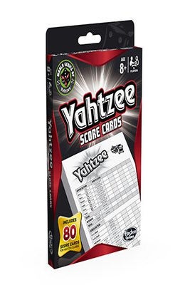 yahtzee score cards paper plus