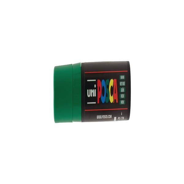 Uni Posca Marker 15.0mm Extra-Broad Chisel Green PC-17K -