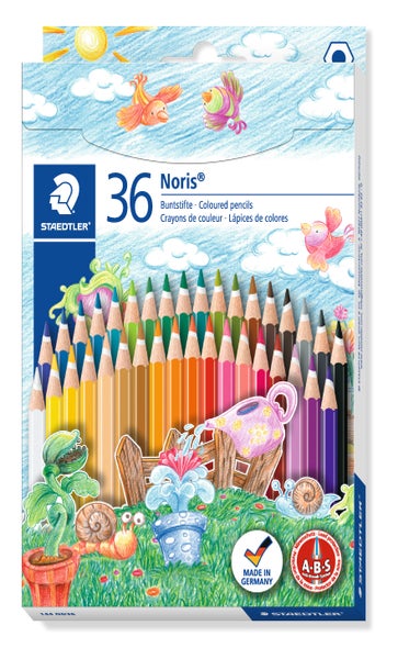 STAEDTLER 175 Coloured Pencil Hexagonal Colouring Pencils Pack of 24