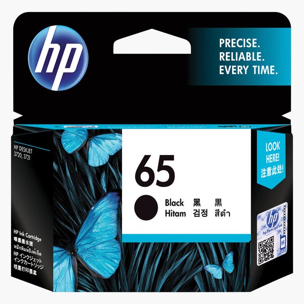 HP Ink Cartridge N9K02AA 65 Black -